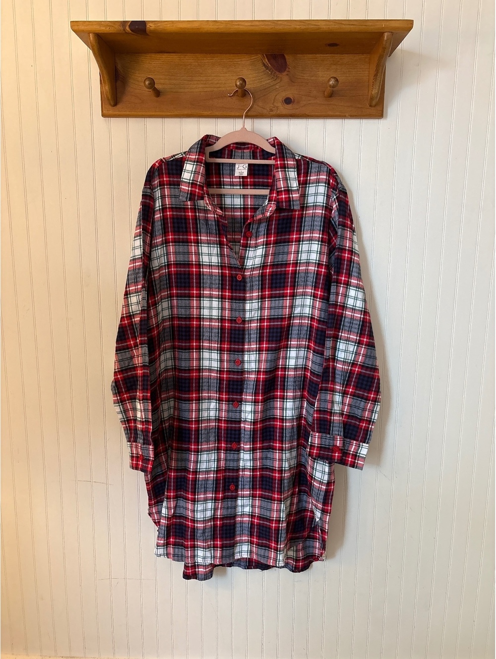 Jasmine and Ginger women’s sleep shirt long sleeve